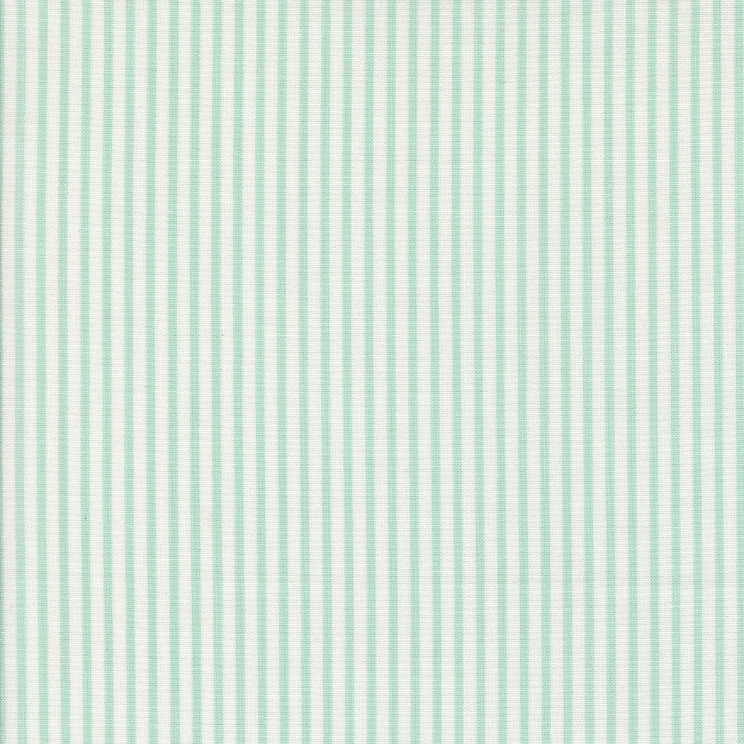 Summertime Simple Stripes Aqua Yardage by Camille Roskelley for Moda Fabrics | 55324 29