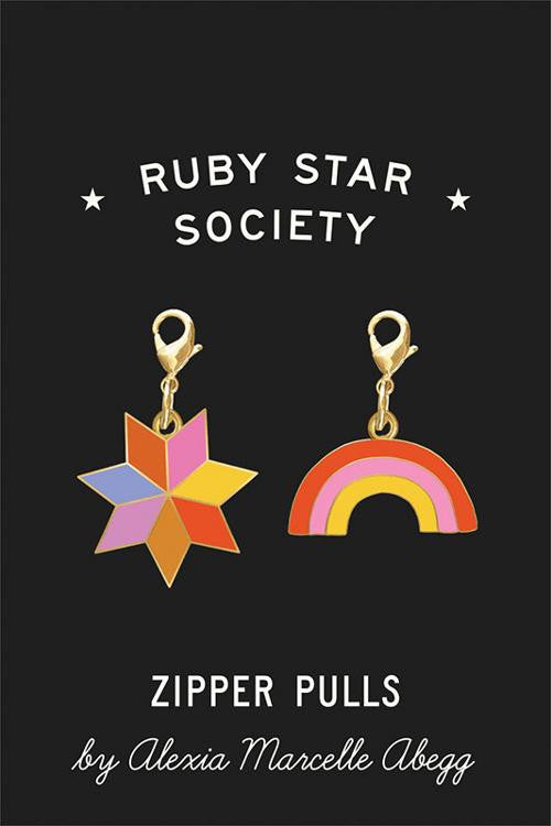Ruby Star Society Alexia Zipper Pulls for Moda Fabrics| 2 Pulls per Package | RS7052