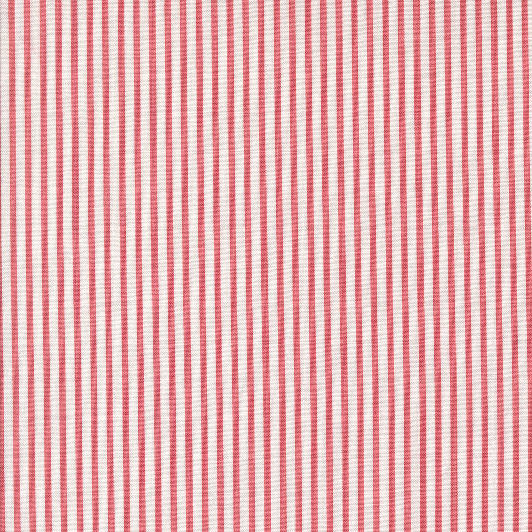 Summertime Simple Stripe Dark Pink Yardage by Camille Roskelley for Moda Fabrics | 55324 23