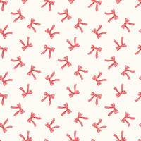 Designer Flannel Bows Cream Yardage by My Mind's Eye for Riley Blake Designs | F16525-CREAM