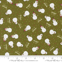 Emmitt and Ivy The Snow Kids Pine Yardage by Sweetwater for Moda Fabrics | 55691 13