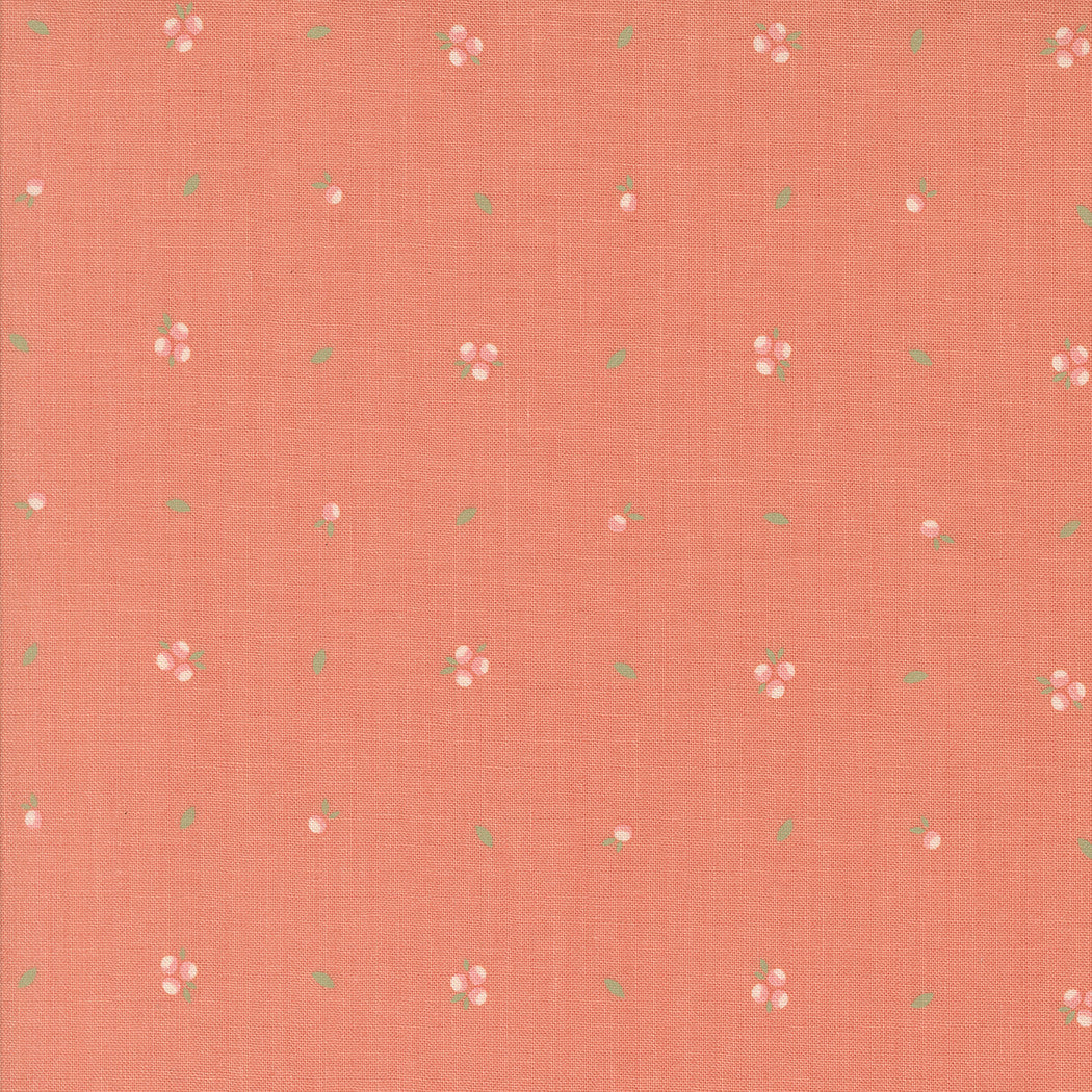 Abloom Little Sprout Coral Yardage by Corey Yoder for Moda Fabrics | 29216 12