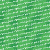Elf the Movie Smiling Green Yardage by Camelot Fabrics | 23130128-02