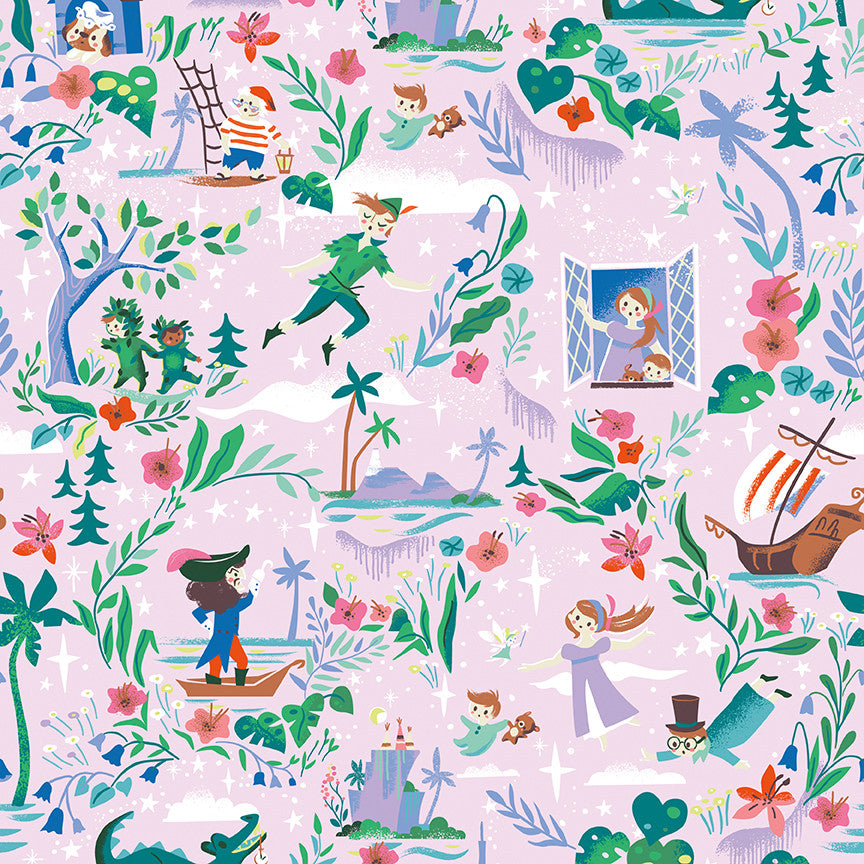 Forever Neverland Main Princess Yardage by Jill Howarth for Riley Blake Designs | C15900-PRINCESS