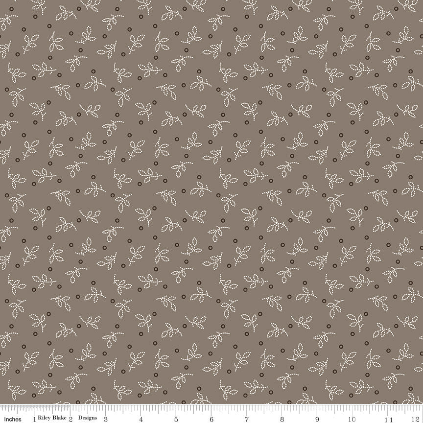 Gentler Times Pleasant Pebble Yardage by Lori Holt of Bee in My Bonnet For Riley Blake Designs | C16482-PEBBLE
