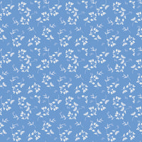 Penelope Stems Blue Yardage by My Mind's Eye for Riley Blake Designs | C16641-BLUE