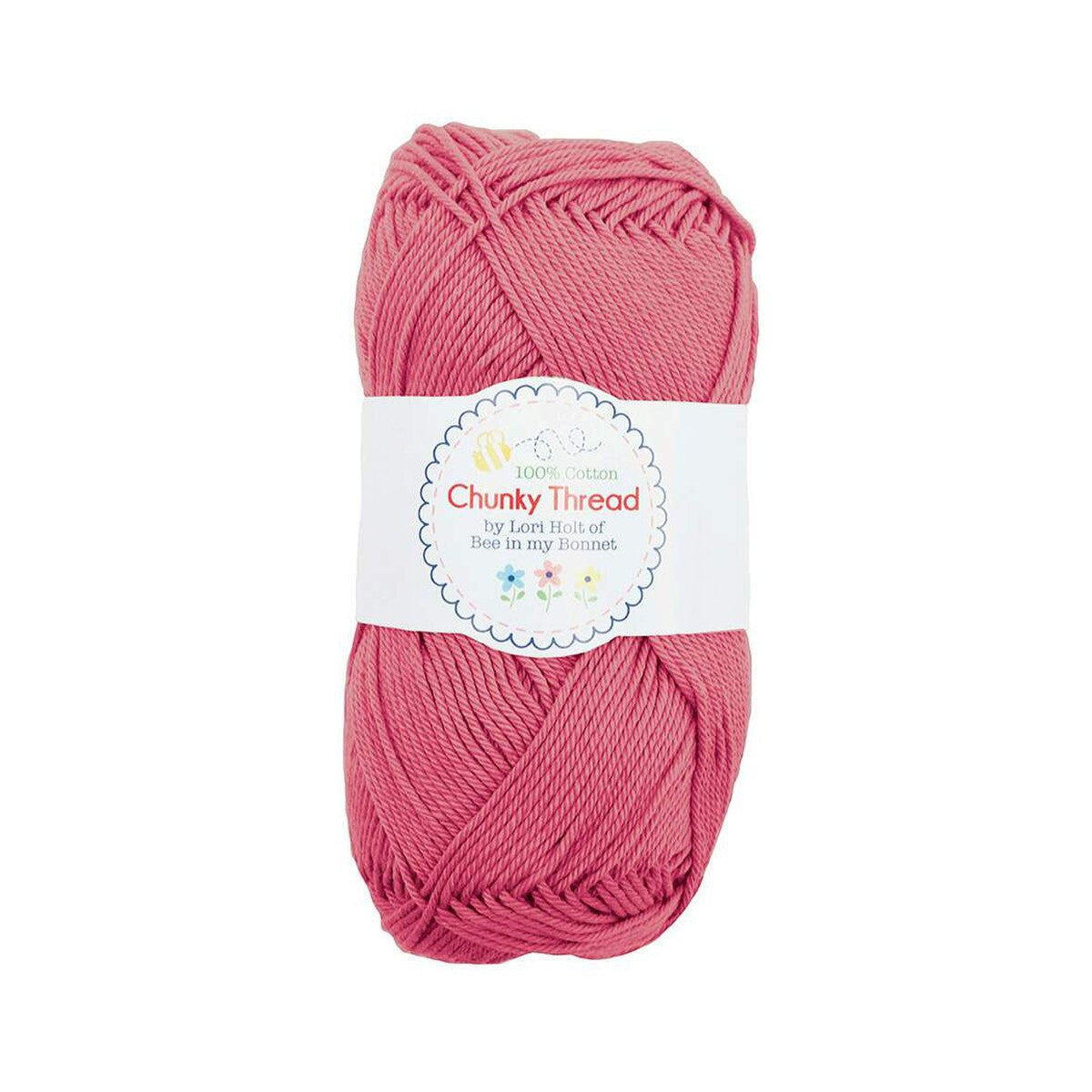 Lori Holt Chunky Thread Tea Rose by Lori Holt of Bee in My Bonnett | 100% Cotton Yarn | STCT-32997
