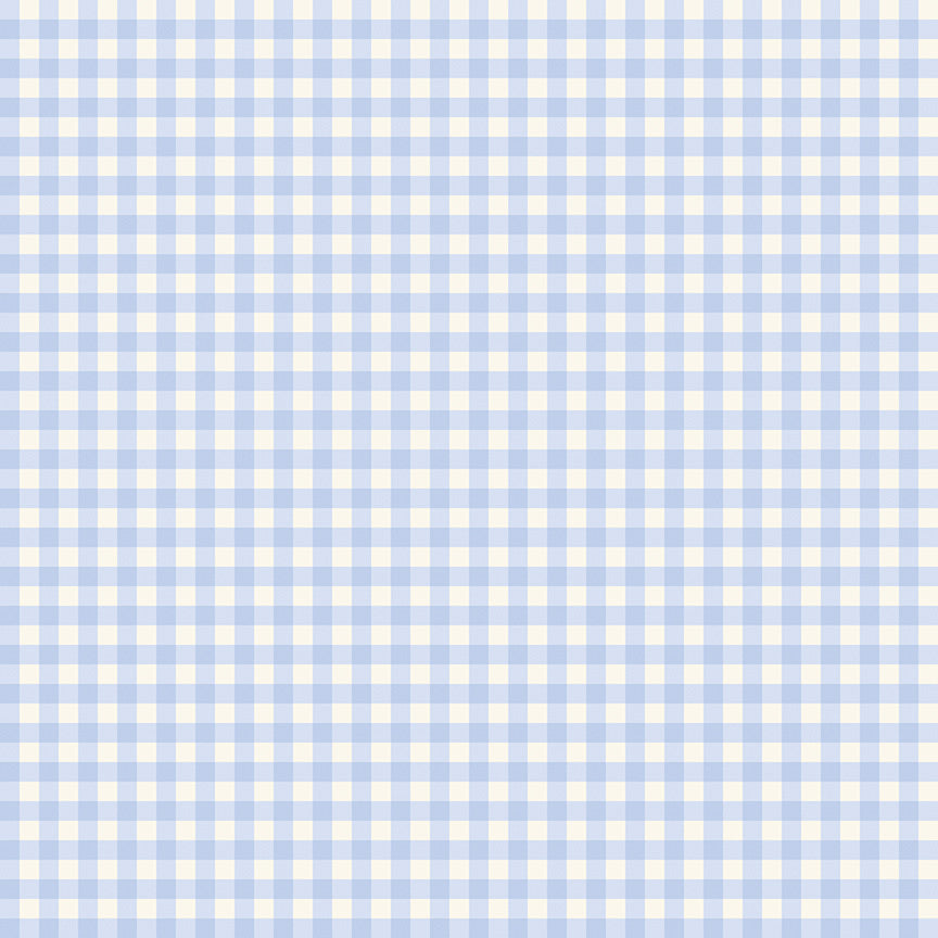 Penelope Gingham Sky Yardage by My Mind's Eye for Riley Blake Designs | C16644-SKY