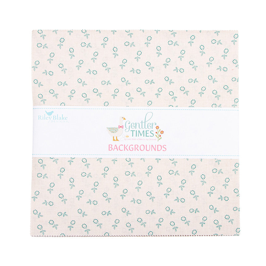 Gentler Times 10" Stacker Backgrounds by Lori Holt of Bee in My Bonnet For Riley Blake Designs | 10-16470B-42