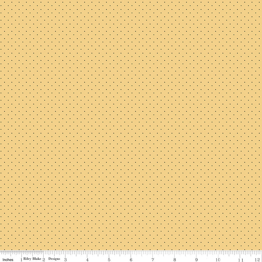 American Jane Pindots Gold by American Jane for Riley Blake Designs | C840-GOLD