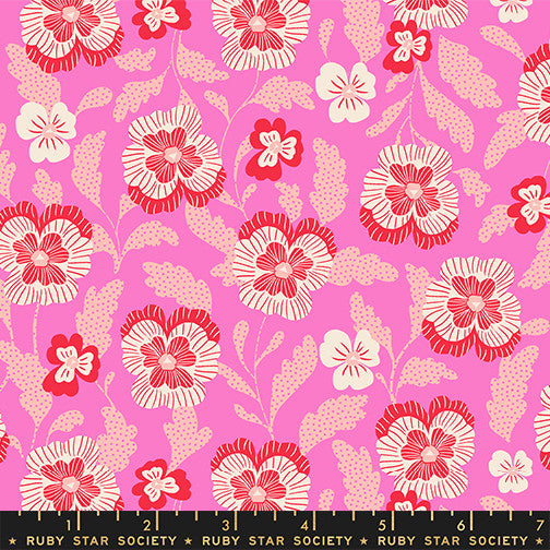 PRESALE Hello Alice Violets Lipstick Yardage by Sarah Watts for Ruby Star Society | RS2126 12