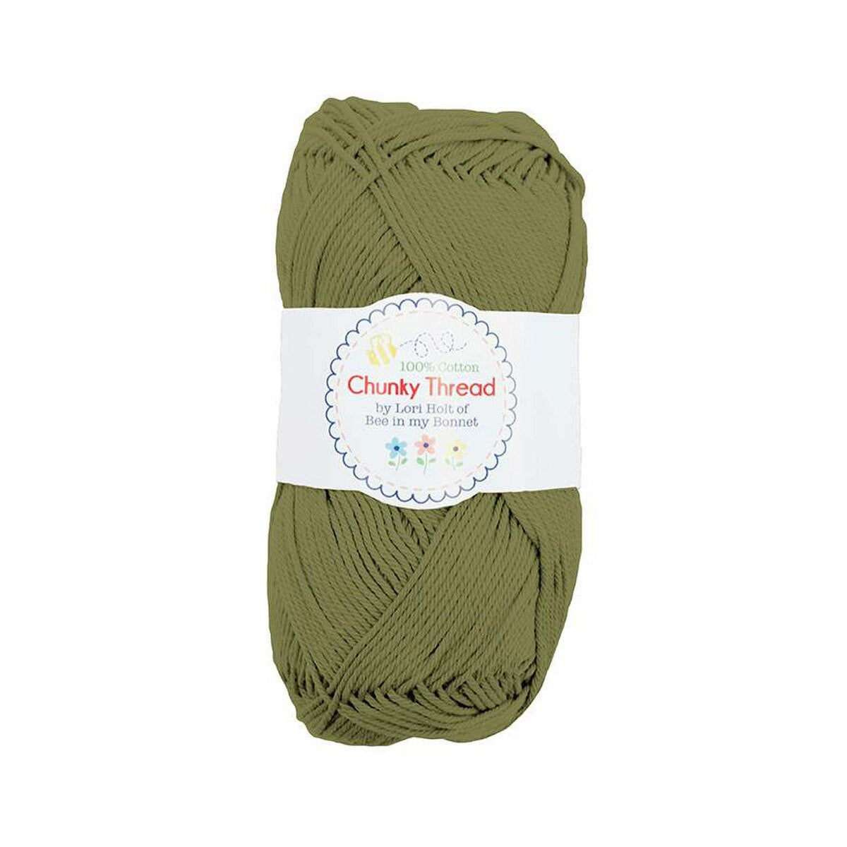 Chunky Thread Garden Green by Lori Holt of Bee in My Bonnett | 100% Cotton Yarn | STCT-39792