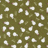 Emmitt and Ivy The Snow Kids Pine Yardage by Sweetwater for Moda Fabrics | 55691 13