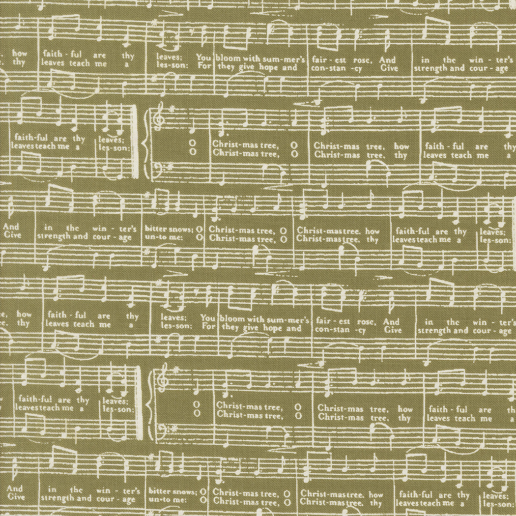 Berry And Pine O Christmas Tree Sage Yardage by Lella Boutique for Moda Fabrics | 5244 12