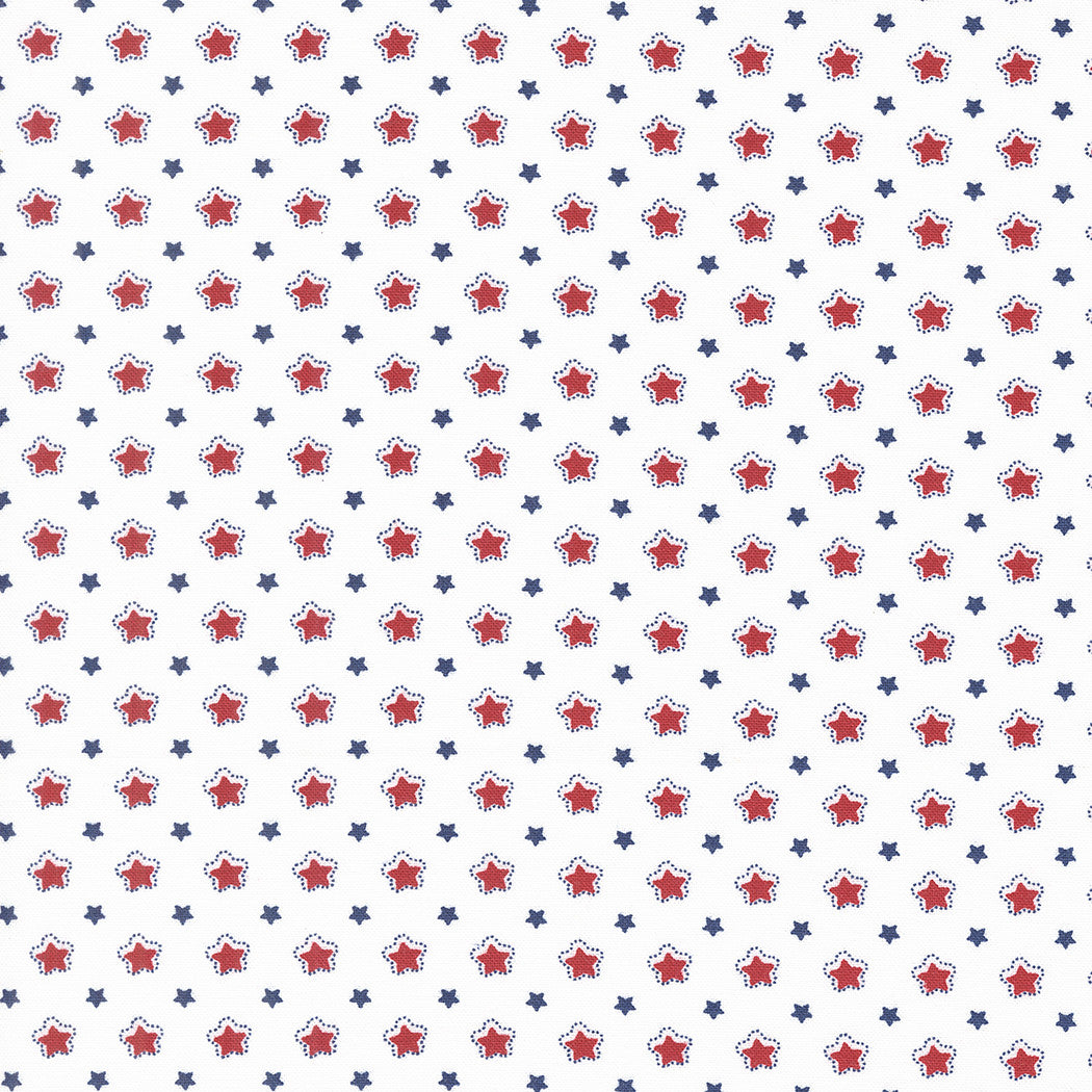 Star Spangled Folk Stars Patriotic by April Rosenthal of Prairie Grass for Moda Fabrics | 24174 11