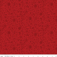 Charming Christmas Words Red Yardage by Kelsey Carlson for Riley Blake Designs | C16354-RED
