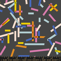 Salutations Washi Soft Black Yardage by Rashida Coleman Hale for Ruby Star Society | RS1090 15