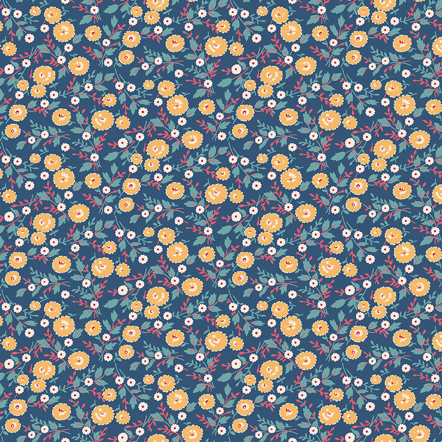 Americana Freedom Dark Denim Yardage by Lori Holt of Bee in My Bonnet for Riley Blake Designs | C16089-DKDENIM