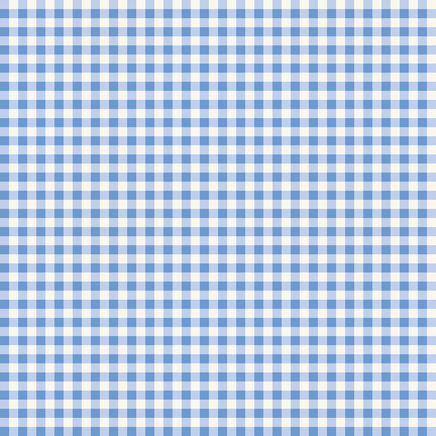 Penelope Gingham Cream Yardage by My Mind's Eye for Riley Blake Designs | C16644-CREAM