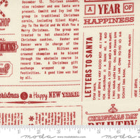 Emmitt and Ivy In The News Red Yardage by Sweetwater for Moda Fabrics | 55690 21