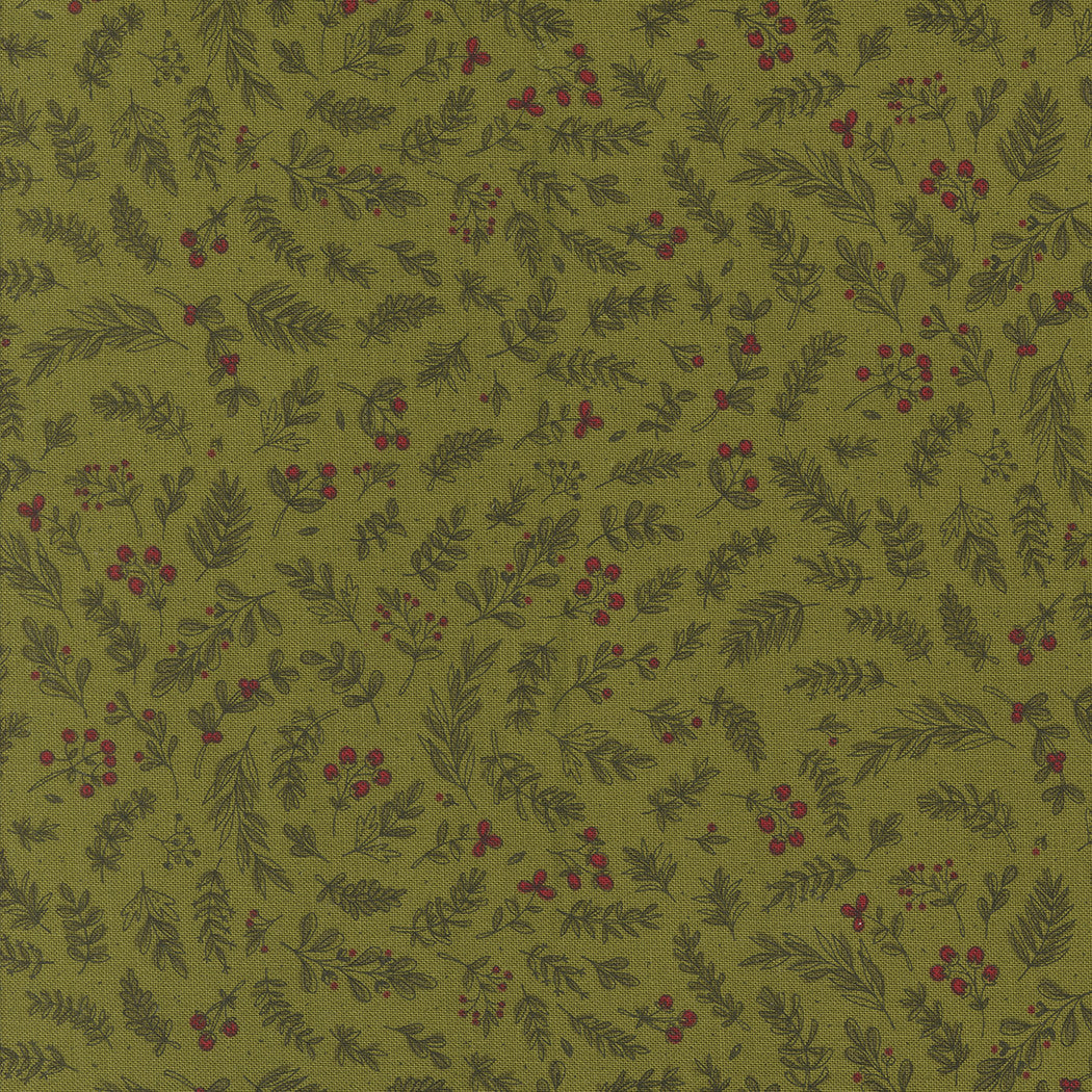 Emmitt and Ivy Holly Pine Yardage by Sweetwater for Moda Fabrics | 55695 13