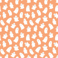 Hey Pumpkin Ghosts Pumpkin Yardage by My Mind's Eye for Riley Blake Designs | C16032-PUMPKIN