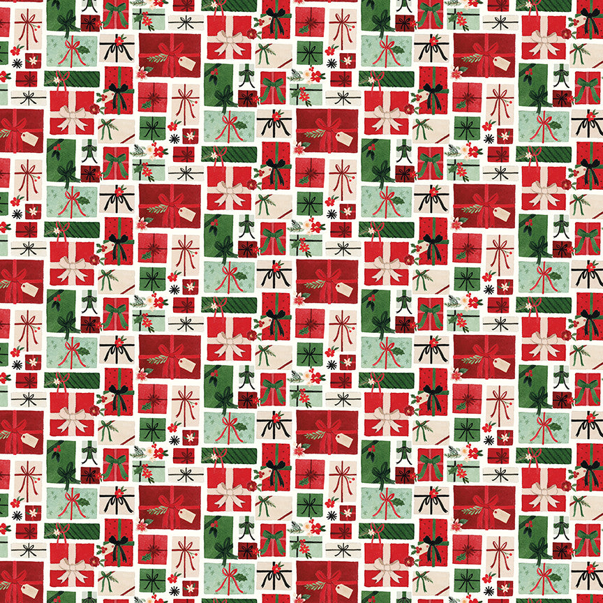 Charming Christmas Pretty Presents Cloud Yardage by Kelsey Carlson for Riley Blake Designs | C16352-CLOUD