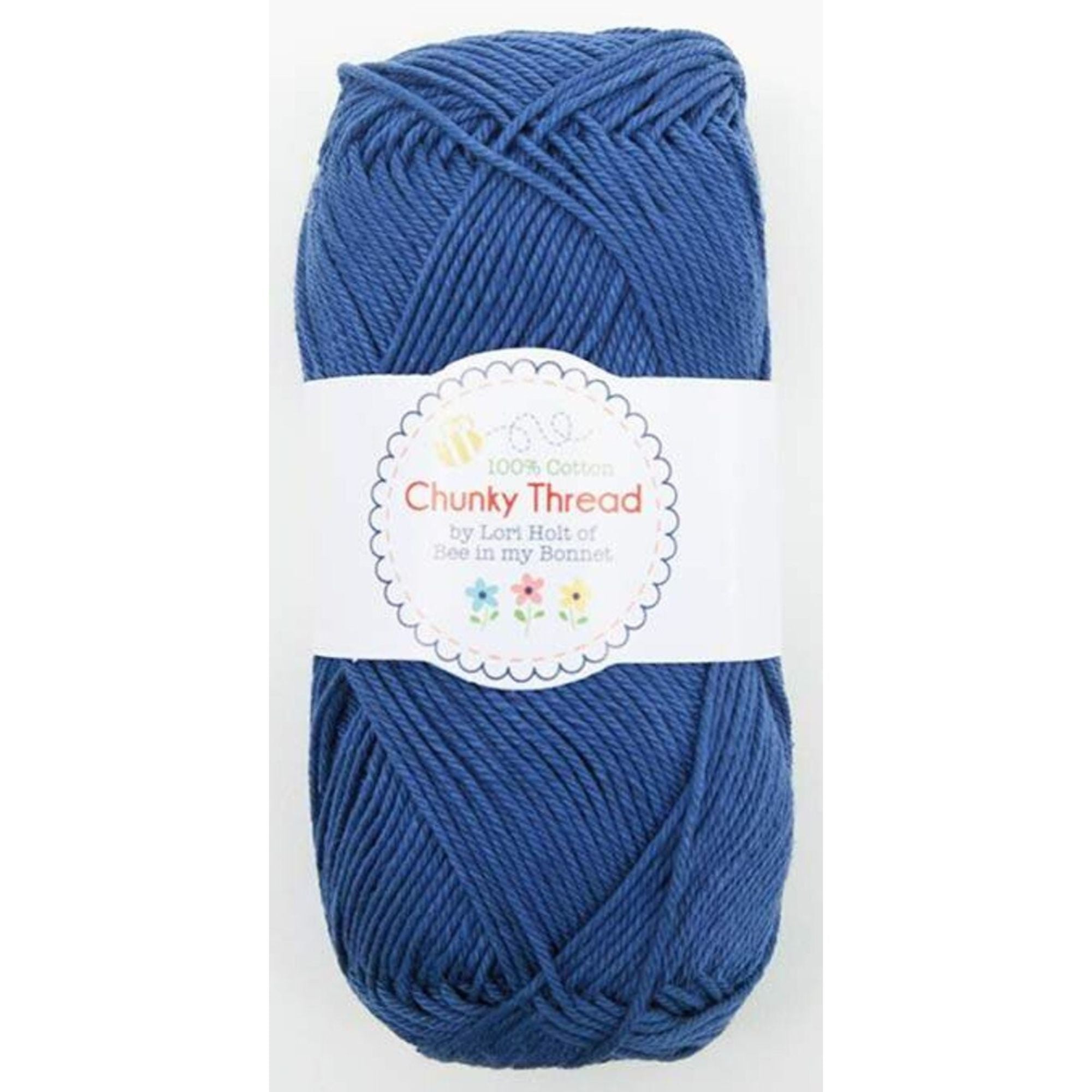 Lori Holt Chunky Thread Denim by Lori Holt of Bee in My Bonnett | 100% Cotton Yarn | STCT-8521