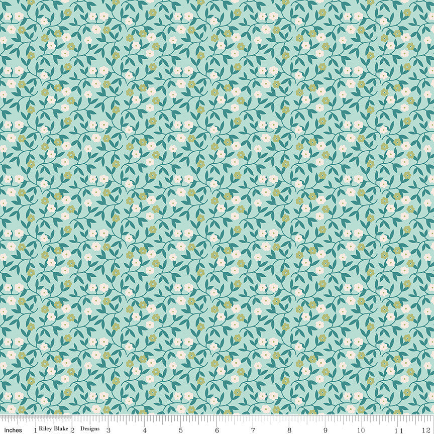 Gentler Times Gracious Songbird Yardage by Lori Holt of Bee in My Bonnet For Riley Blake Designs | C16478-Songbird