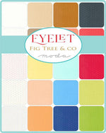 Sale! Eyelet Layer Cake by Fig Tree for Moda Fabrics | 20488LC | Precut Fabric Bundle | In Stock Shipping Now