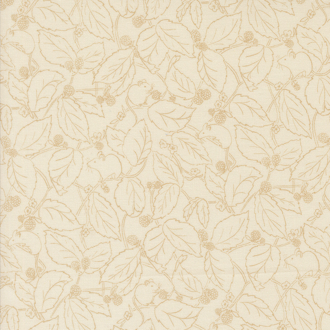 Rainier Blackberry Bramble Eggshell Yardage by Jessica Rose for Moda Fabrics | 38145 11