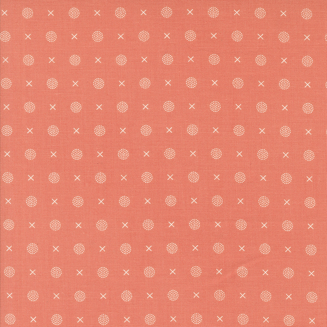 Abloom X O Coral Yardage by Corey Yoder for Moda Fabrics | 29215 22