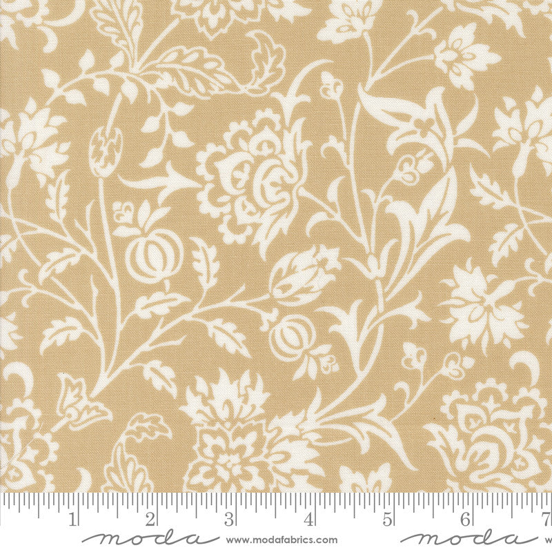 Agatha Road Harvest Floral Fog Yardage by Fig Tree & Co for Moda Fabrics | 35410 14