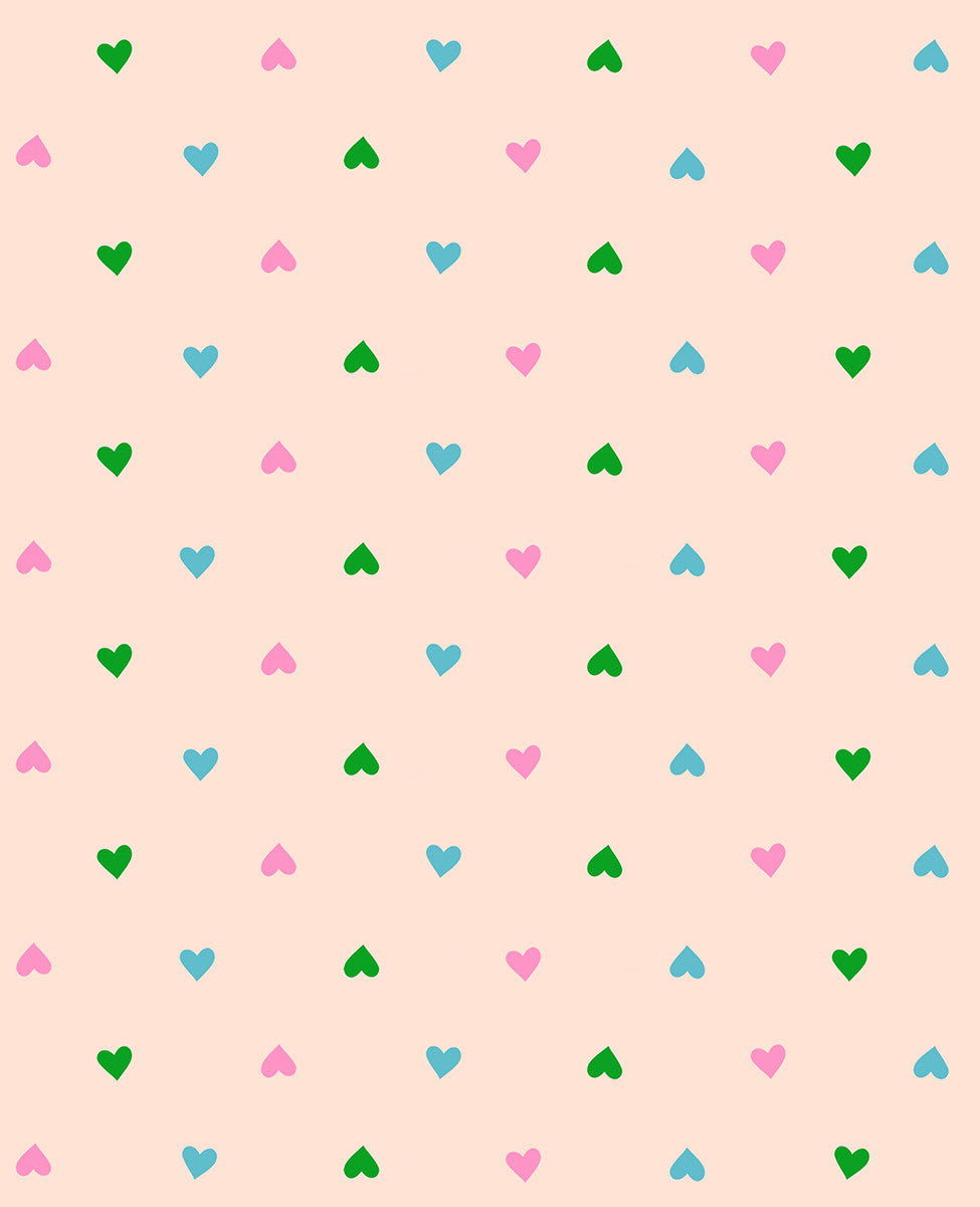 Best Day Ever Hearts Peach Cream Yardage by Melody Miller for Ruby Star Society | RS0091 18