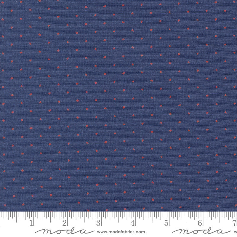 Star Spangled Twinkle Twilight Rocket Yardage by April Rosenthal of Prairie Grass for Moda Fabrics | 24106 80
