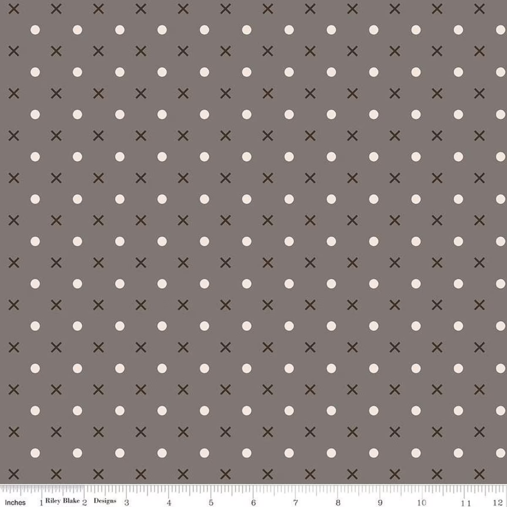 Wide Back Bee Dots Milk Can Yardage by Lori Holt of Bee in my Bonnet | 108" Wide Backing Fabric | WB14183-MILKCAN
