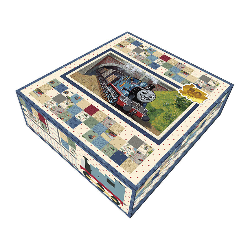 Thomas the Tank Railway Quilt Kit Boxed | Thomas & Friends 80th Anniversary Collection for Riley Blake Designs | KT-17010