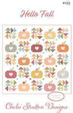 Hello Fall  Quilt Pattern by Chelsi Stratton Designs for Moda Fabrics |CSD 123 | FQ Friendly