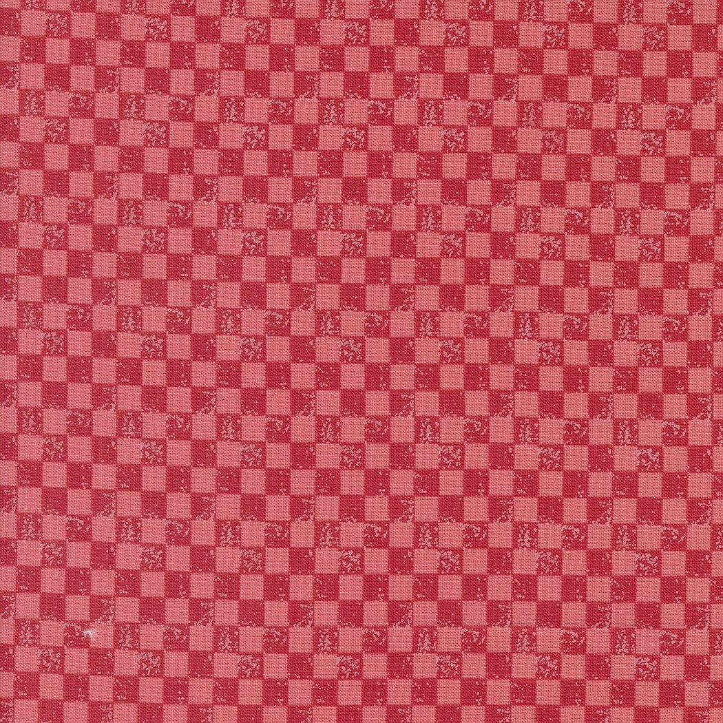 Love Blooms Checkers Rose Yardage by Lella Boutique for Moda Fabrics | 5224 12