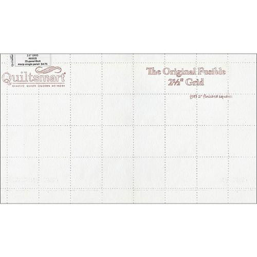 Quiltsmart  2 1/2" Fusible Grid Interfacing | Pixel Quilt Grid | Get those Perfect corners!