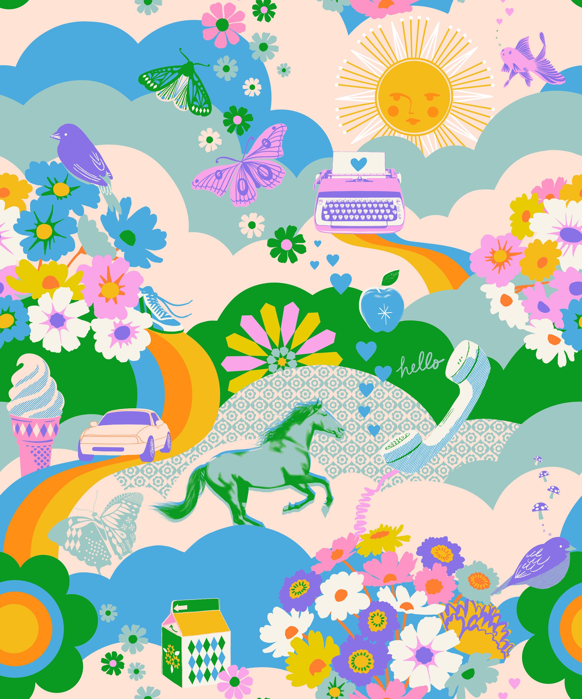 Best Day Ever Verdant Yardage by Melody Miller for Ruby Star Society | RS0103 13
