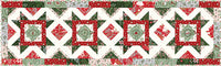 A Little Christmas Runner Kit Boxed With Mistletoe & Holly by Beverly McCullough for Riley Blake Designs | KT-16400