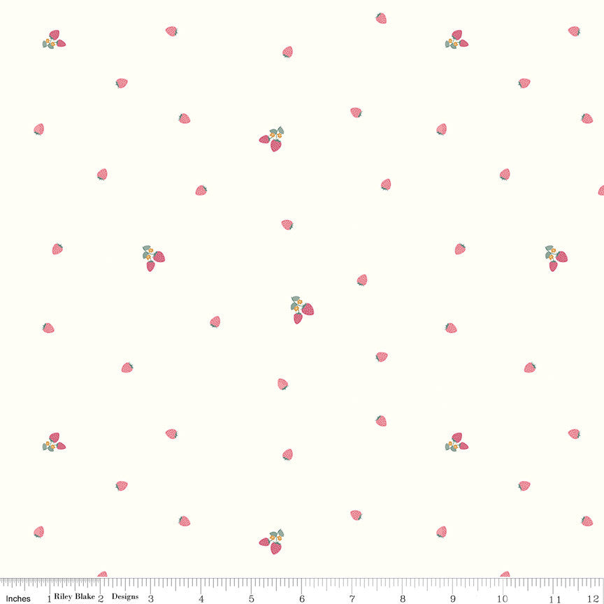 Hush Hush 5 Bitty Berries Yardage by Beverly McCullough for Riley Blake Designs | C16944-BERRIES