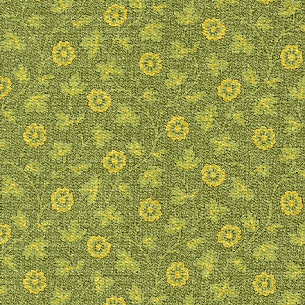 Sallys Stitches Trailing Moss New Leaf Yardage by Betsy Chutchian for Moda Fabrics | 31711 15