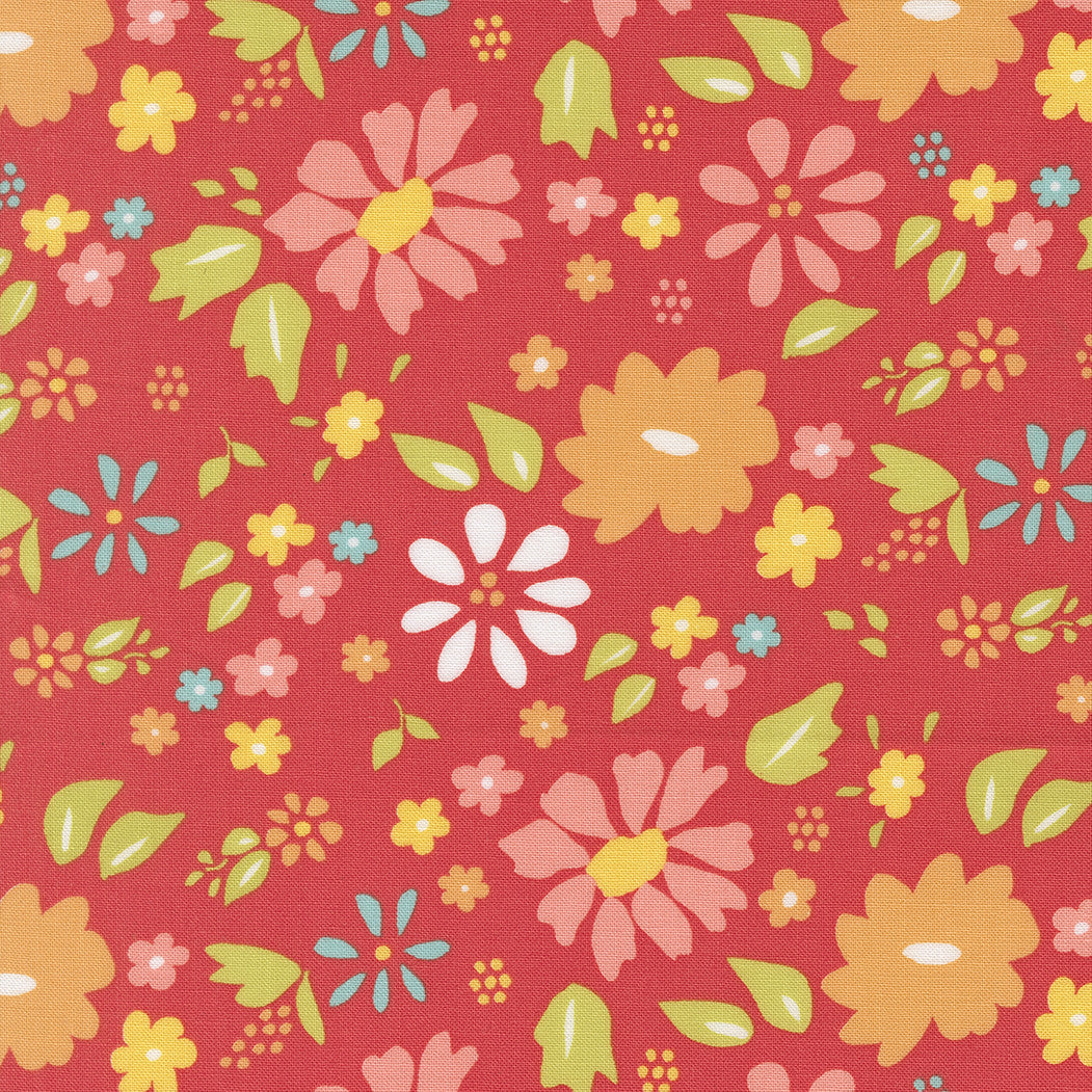 Delightfully Yours Wildflowers Geranium by Sherri & Chelsi for Moda Fabrics | 37700 16
