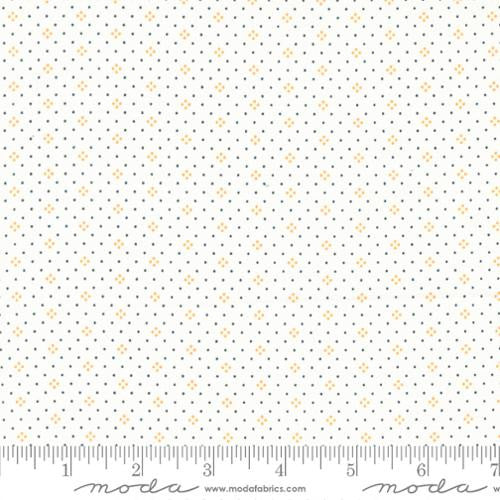 Eyelet Ivory Pumpkin Yardage by Fig Tree for Moda Fabrics | 20488 87
