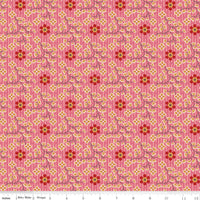 Gentler Times Swell Tea Rose Yardage by Lori Holt of Bee in My Bonnet For Riley Blake Designs | C16470-TEAROSE