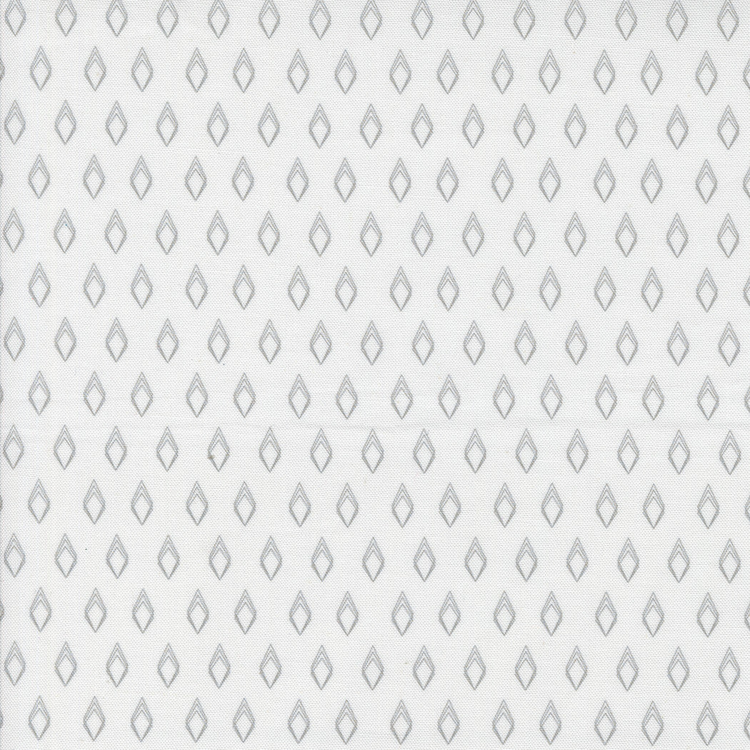 Mixed Bag of Bonbons Forever White Grey Yardage by Jen Kingwell for Moda Fabrics | 18250 11