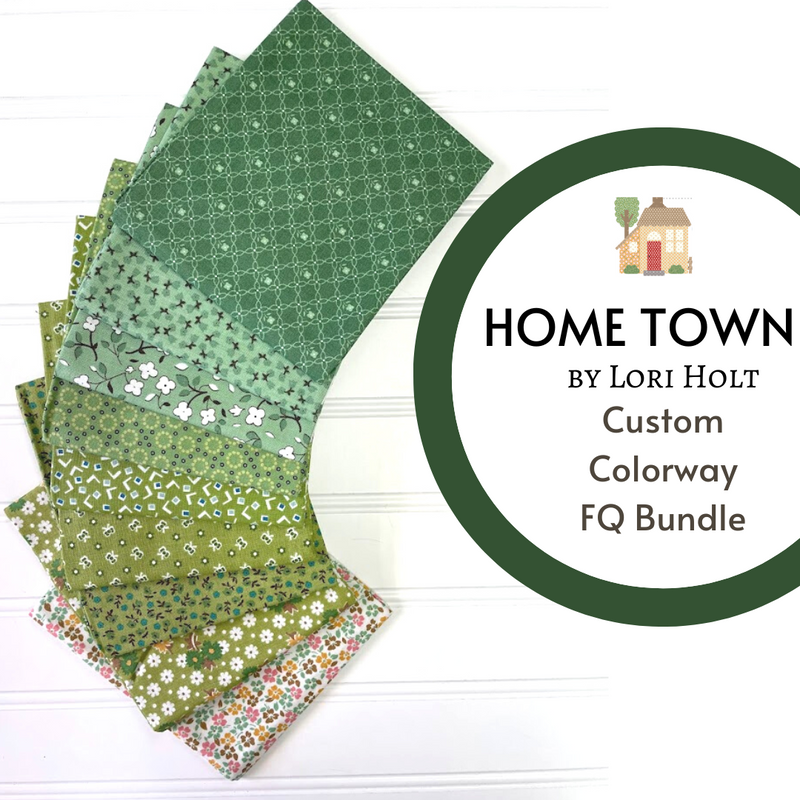 Home Town Alpine Colorway Fat Quarter Bundle by Lori Holt for Riley Blake Designs | Custom Bundle | 8 FQs