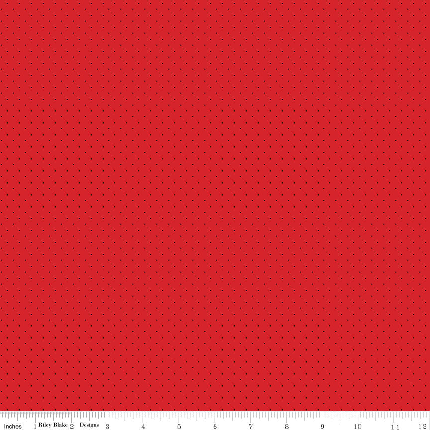 American Jane Pindots Strawberry by American Jane for Riley Blake Designs | C840-STRAWBERRY